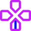 Buttons Down 2 Icon from Core Neon Set