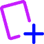 Card Add Icon from Core Neon Set