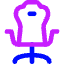 Chair 1 Icon from Core Neon Set