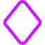 Diamonds Symbol Icon from Core Neon Set