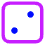 Dice 2 Icon from Core Neon Set