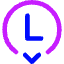 Left Controller Down Icon from Core Neon Set