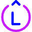 Left Controller Up Icon from Core Neon Set
