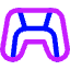Nintendo Playstation Controller Icon from Core Neon Set