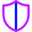 Shield Defense Icon from Core Neon Set