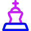 Chess King Icon from Core Neon Set
