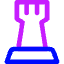 Chess Rook Icon from Core Neon Set