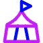Circus Tent Icon from Core Neon Set
