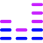 Music Equalizer 2 Icon from Core Neon Set
