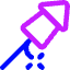 Fireworks Rocket Icon from Core Neon Set