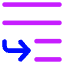 Move To Bottom Icon from Core Neon Set