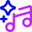 Song Recommendation Icon from Core Neon Set