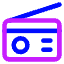 Radio Icon from Core Neon Set