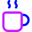 Coffee Mug Icon from Core Neon Set
