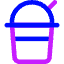 Milkshake Icon from Core Neon Set