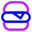 Burger 2 Icon from Core Neon Set