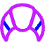 Croissant Icon from Core Neon Set