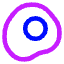 Fried Egg Breakfast Icon from Core Neon Set