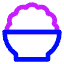 Rice Bowl Icon from Core Neon Set