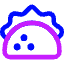 Taco Fastfood Icon from Core Neon Set