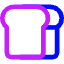 Toast Icon from Core Neon Set