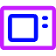 Microwave Icon from Core Neon Set
