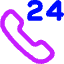 Call Center Support Service Icon from Core Neon Set