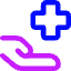 Insurance Hand 1 Icon from Core Neon Set