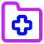 Medical Folder Icon from Core Neon Set