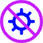 Virus Antivirus Icon from Core Neon Set