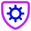 Virus Immunity Icon from Core Neon Set