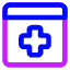 Online Medical Web Service Icon from Core Neon Set