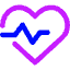 Heart Rate Icon from Core Neon Set