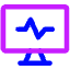 Heart Rate Monitor Icon from Core Neon Set