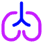 Lungs Icon from Core Neon Set