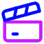 Film Slate Icon from Core Neon Set