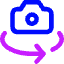 Camera Rotate Icon from Core Neon Set