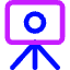 Camera Tripod Icon from Core Neon Set