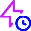 Flash Timer Icon from Core Neon Set