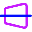 Edit Trapezoid Horizontal Icon from Core Neon Set