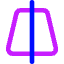 Edit Trapezoid Vertical Icon from Core Neon Set