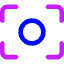 Focus Center Icon from Core Neon Set