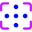 Focus Points Icon from Core Neon Set