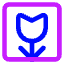Flower Icon from Core Neon Set