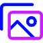 Gallery Icon from Core Neon Set