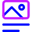 Image Caption Icon from Core Neon Set