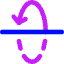 3d Rotate X Axis Icon from Core Neon Set
