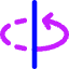 3d Rotate Y Axis Icon from Core Neon Set