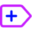 Add Tag Icon from Core Neon Set