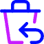 Empty Recycle Bin 2 Icon from Core Neon Set